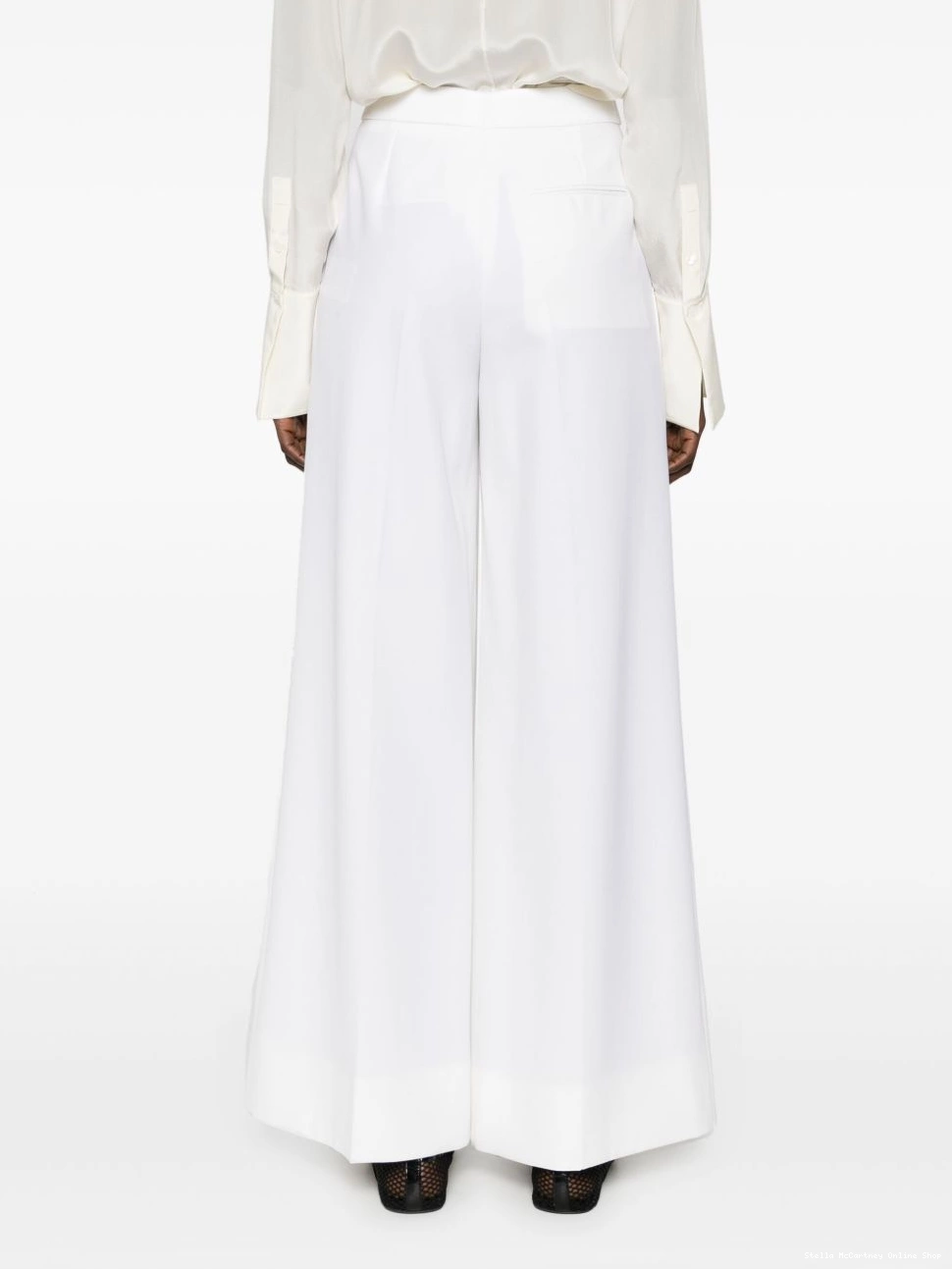 Cheap McCartney trousers wide-leg Stella Women high-rise 0406